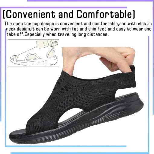Schmerzlindernde Sportsandalen für Frauen