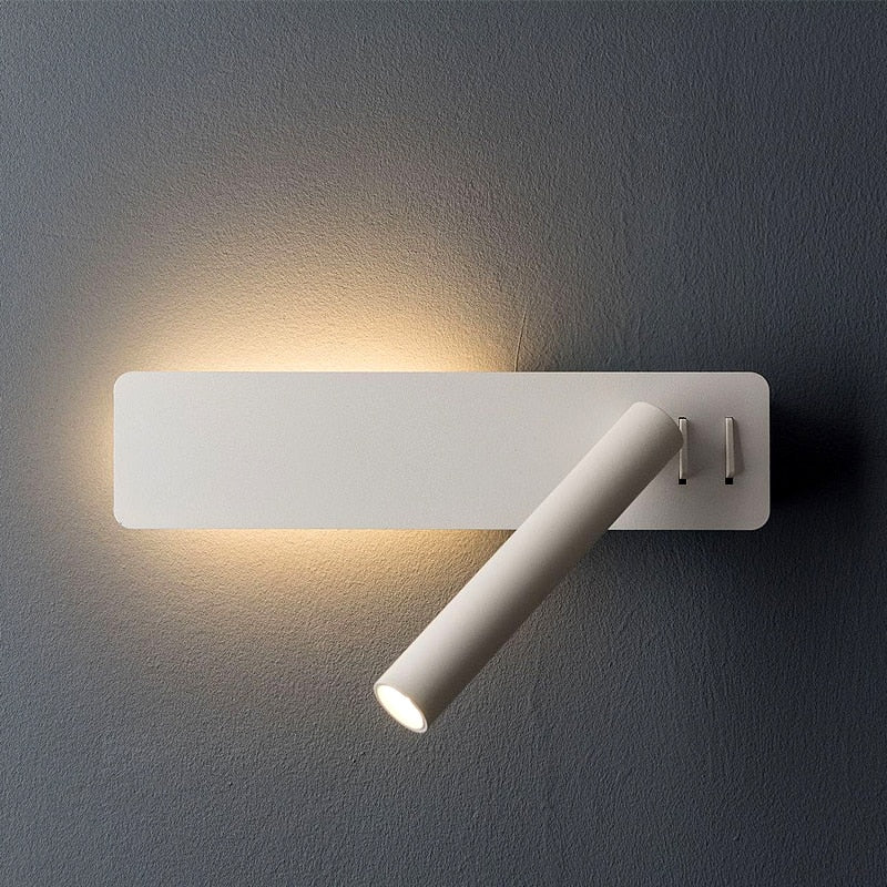 LED-Lesewandleuchte drehbar fürs Bett