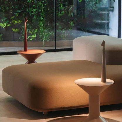 Tragbare LED Tischleuchte, dimmbar, Alu