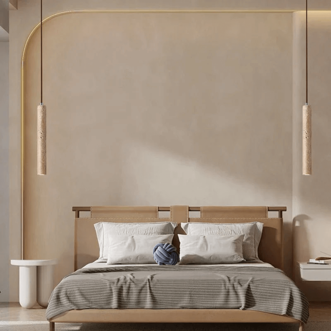 Minimalistische LED-Kronleuchter im Wabi-Sabi Stil