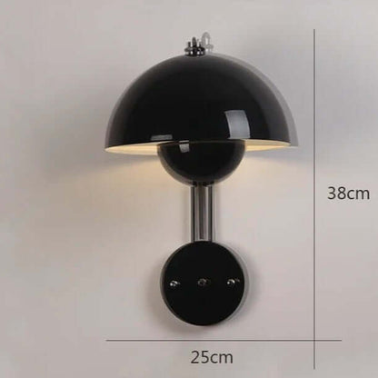 Moderne LED-Wandleuchte Blume