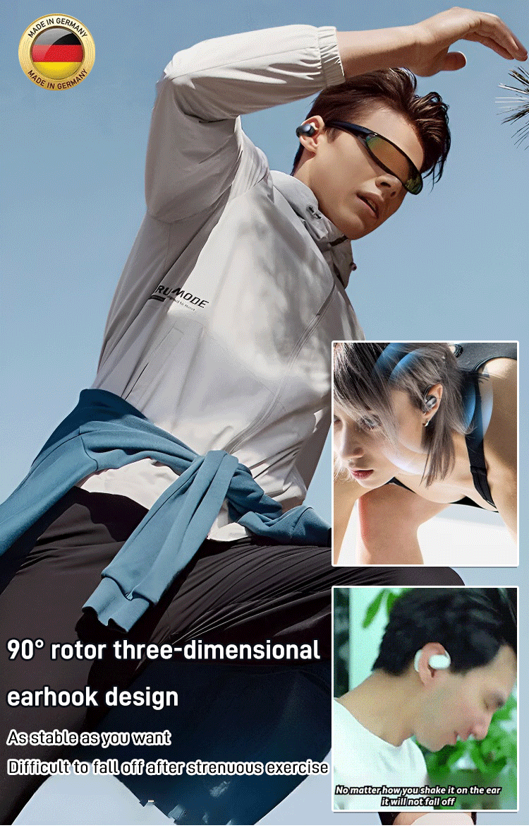 3D Surround Open OWS Bluetooth Kopfhörer mit Surround Sound &amp; Freisprechfunktion