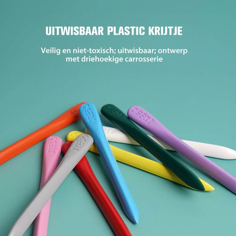 Kreativ-Set - Bunte Wachsmalstifte aus Bio-Materialien