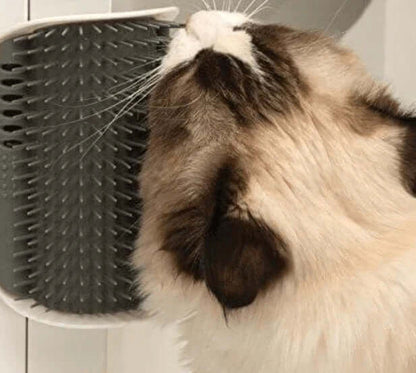 Katzen-Selbstpflegebürste für die Ecke
