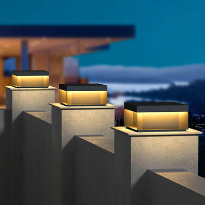 Solar-Außenpfostenleuchte - wetterfest