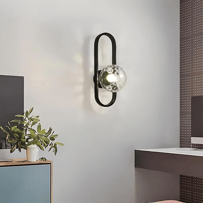 Moderne LED Glas Wandleuchte Camille