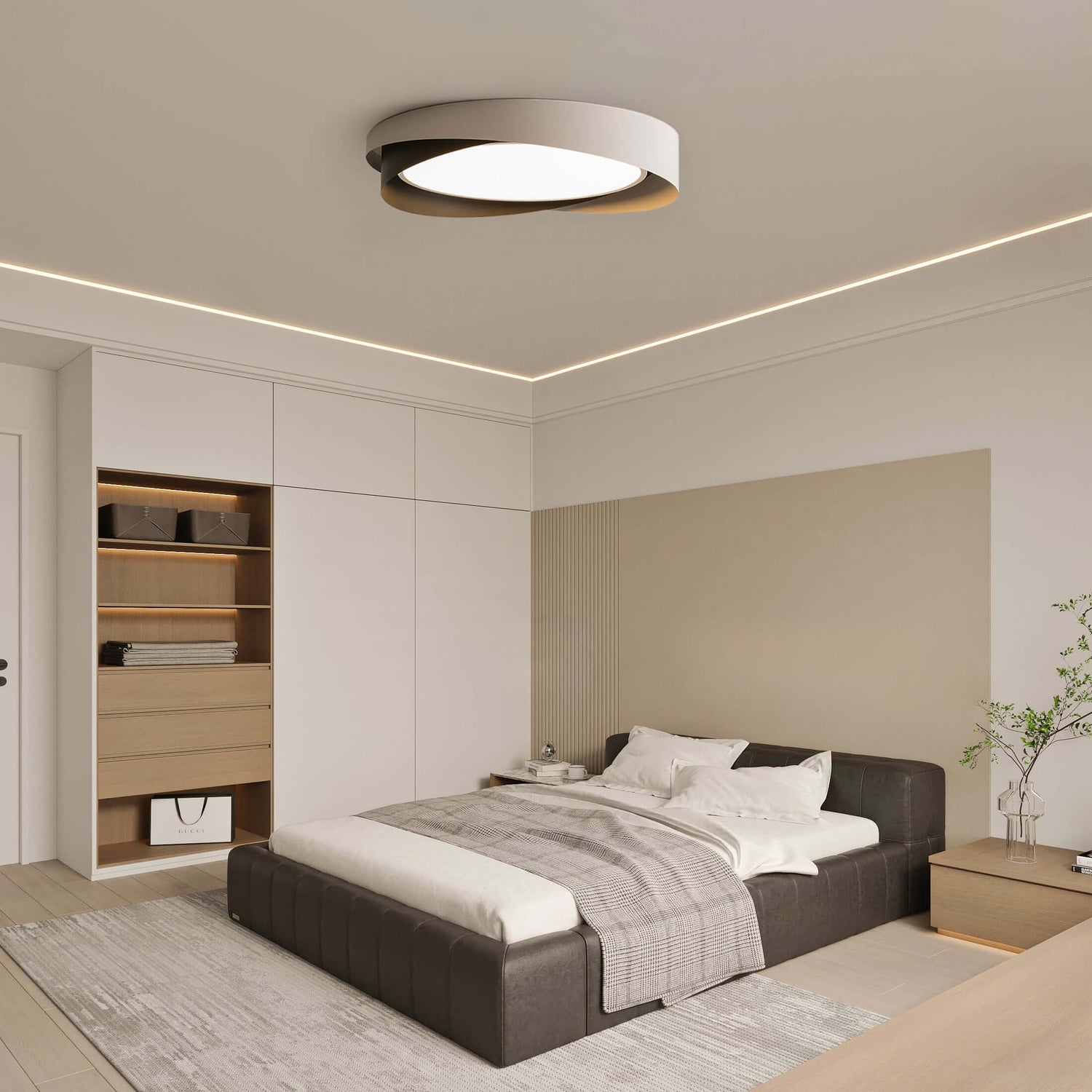Moderne LED Deckenleuchte - Halo Design