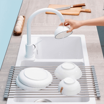 Praktisches Aufrollbares Geschirr- und Gemüse-Trockengestell