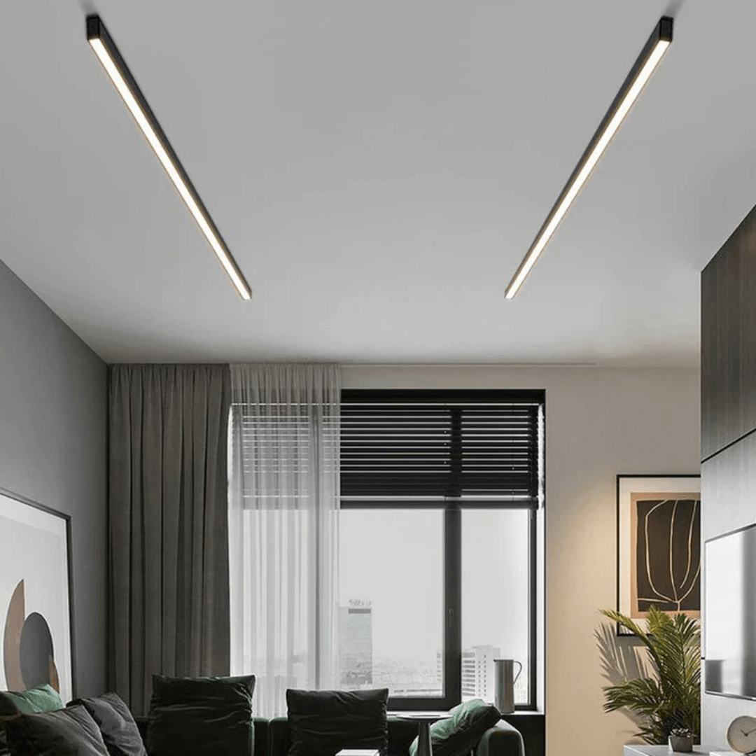 Lineare LED Deckenleuchte Industrie Design