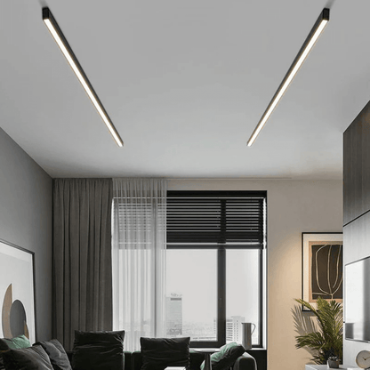 Lineare LED Deckenleuchte Industrie Design