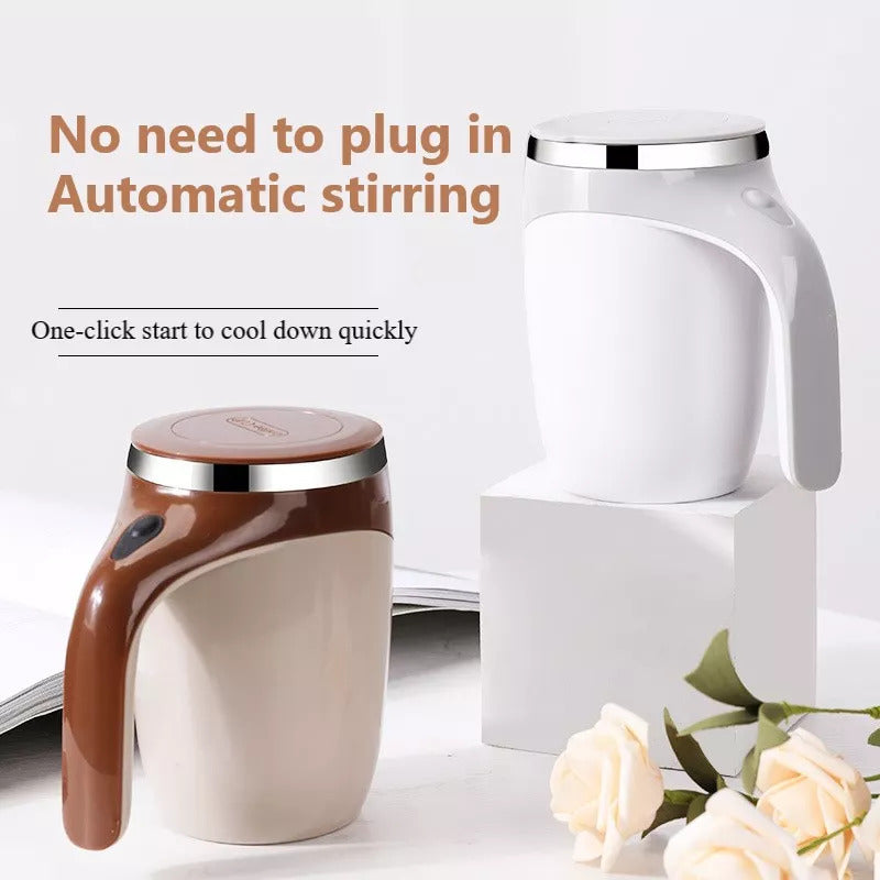 Wiederaufladbares Modell Automatischer Rührbecher Kaffeetasse Hochwertiger elektrischer Rührbecher Lazy Milkshake Rotierender magnetischer Wasserbecher