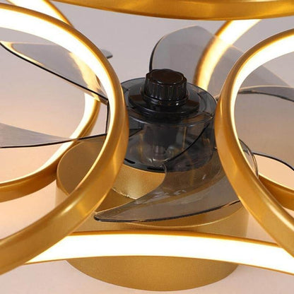 Moderne LED Deckenventilator