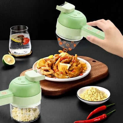 Elektrischer 4-in-1 Zerkleinerer &amp; Schneider