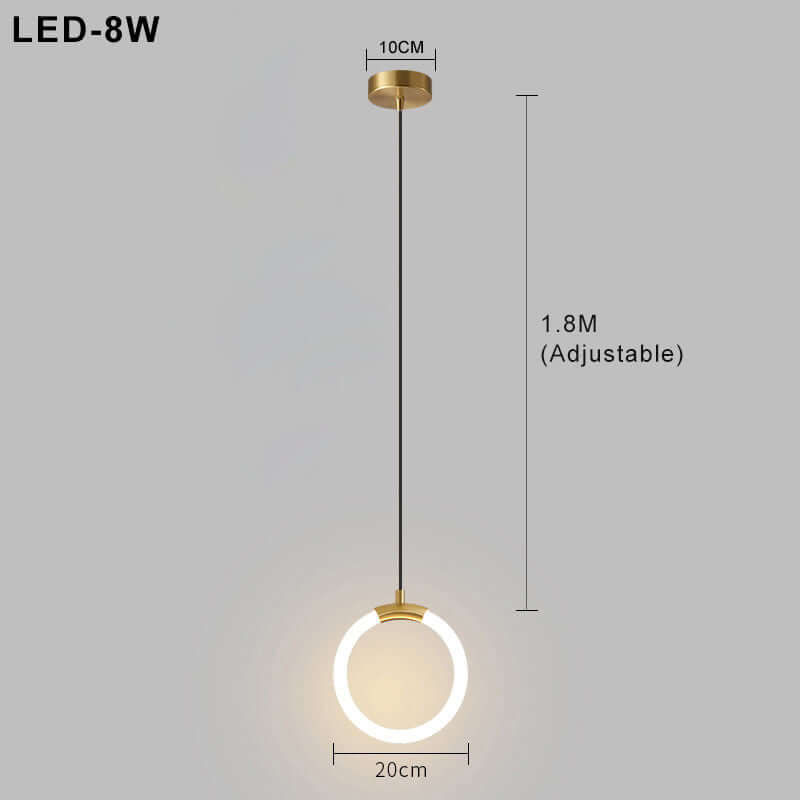 Minimalistische LED Pendelleuchte