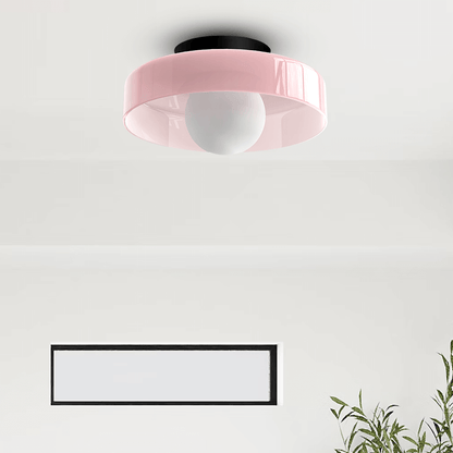 Moderne Runde Glas Deckenleuchte