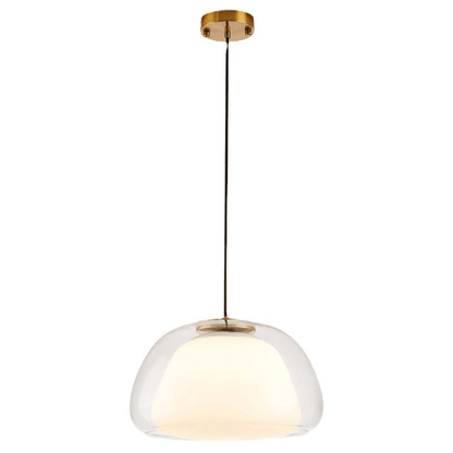 Moderne Milchglas Hängeleuchte Jelly