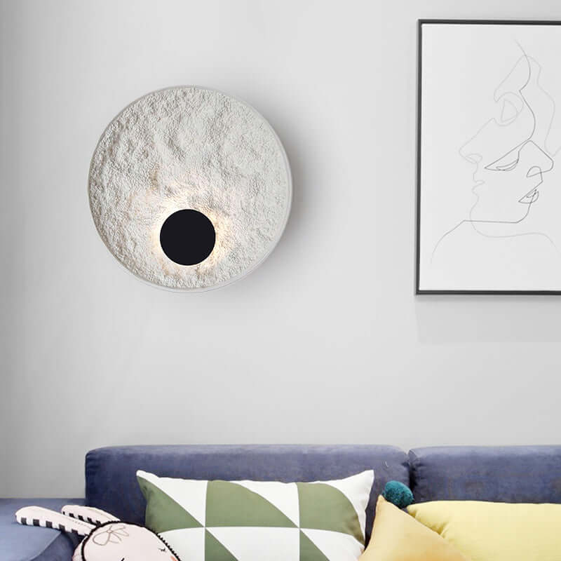 Moderne Runde Mondkugel Wandleuchte