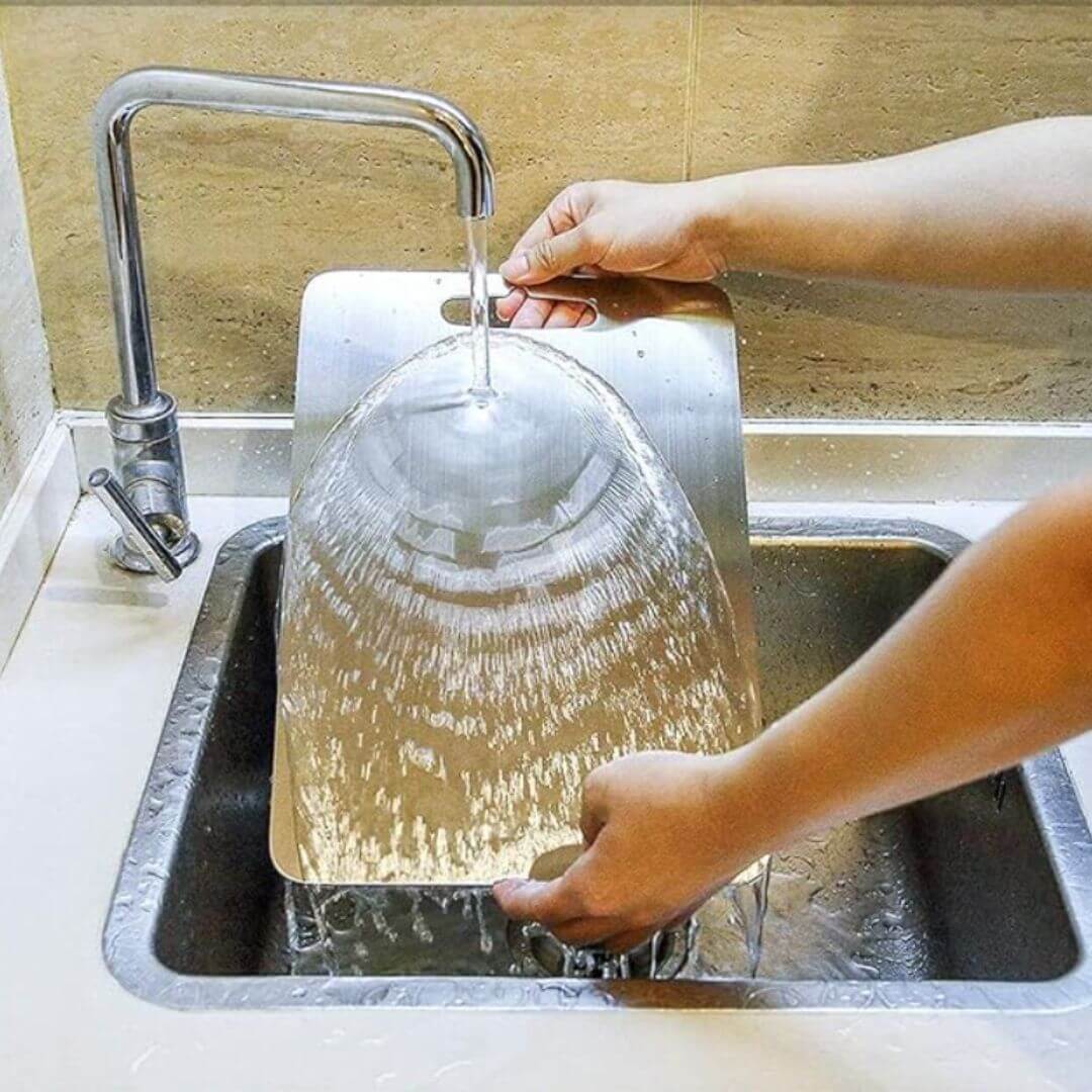Hochwertiges Titanschneidebrett - robust &amp; hygienisch