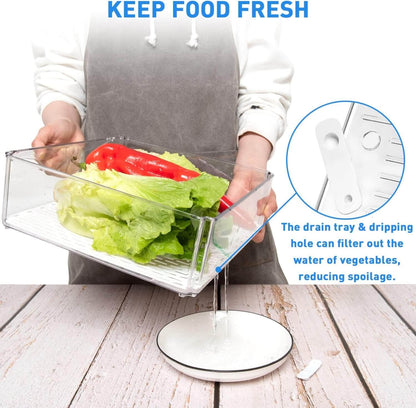 Stapelfähige Kühlschrank Organizer