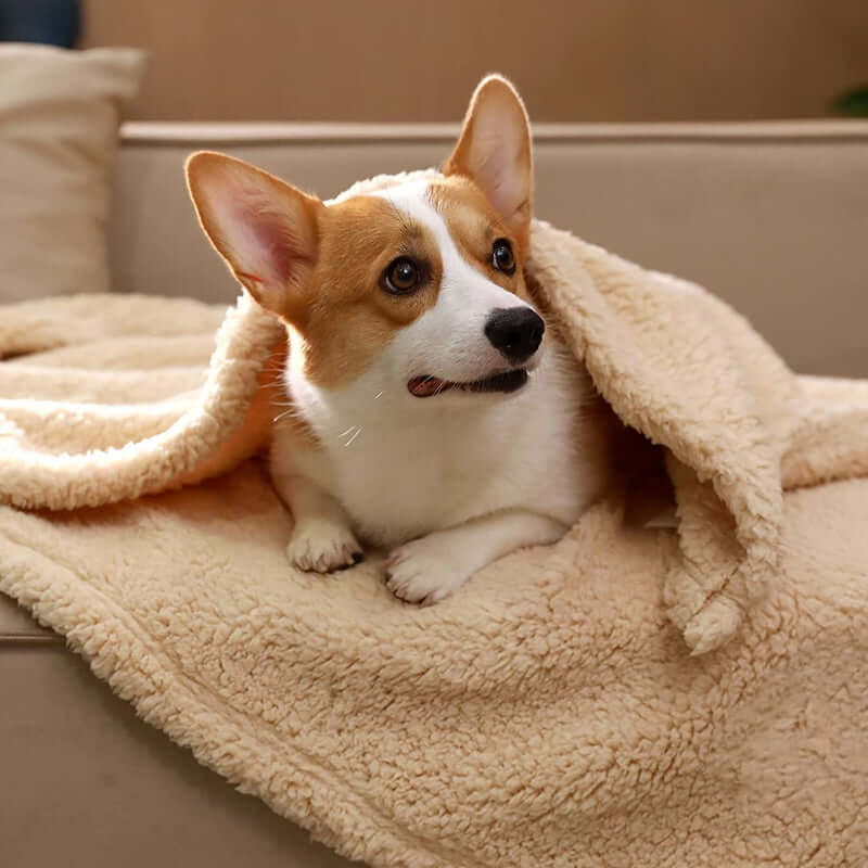 Kuschelige Fleece-Welpendecke - Weich &amp; Warm