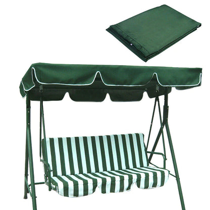 77&quot;X43&quot; Patio Outdoor Garten Schaukel 300D Sonnendach Ersatz Veranda Oberteil Abdeckung Sitz
