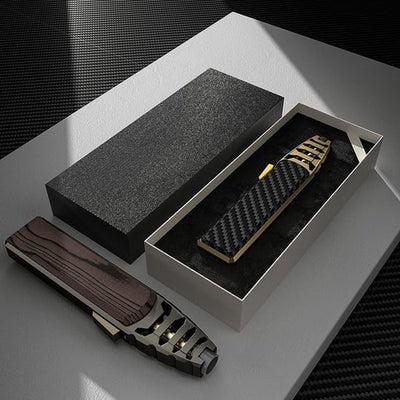 Nachfüllbares Jetflammen-Feuerzeug mit starker blauer Flamme – Winddicht, einstellbar, ideal für Küche, Outdoor und Grill