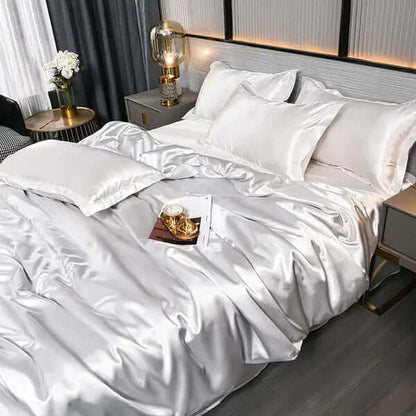 Satin Bettbezug Set - Luxuriös &amp; Weich