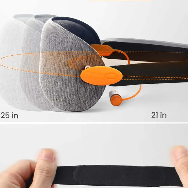 Premium Schlafmaske mit Ohrstöpseln - Erholsamer Schlaf