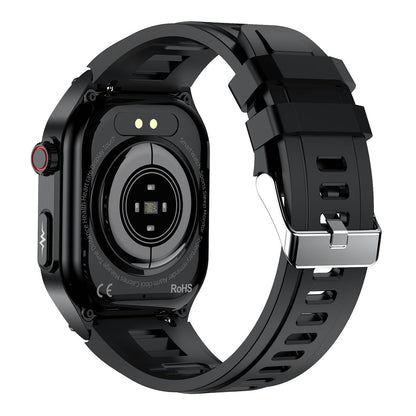 Zelara AMOLED Slim Blutzucker Outdoor ECG/EKG Bluetooth Anrufe Gesundheitsmessung Smart Watch