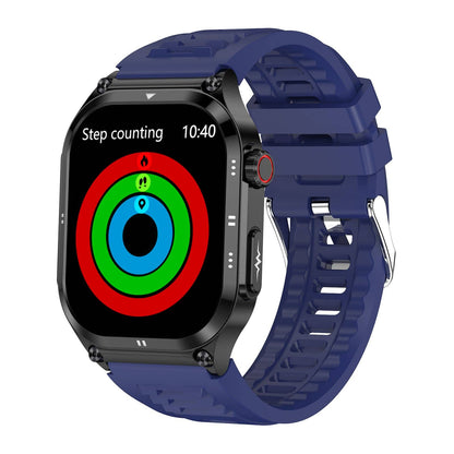 Zelara AMOLED Slim Blutzucker Outdoor ECG/EKG Bluetooth Anrufe Gesundheitsmessung Smart Watch