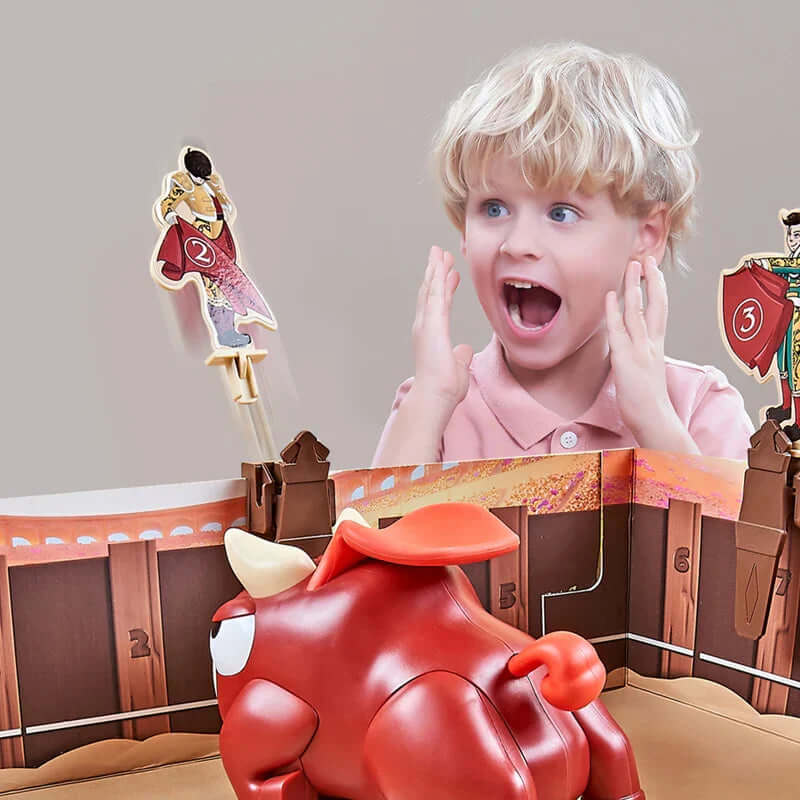 Familien-Brettspiel ToroDash - Actionreiches Stierkampf-Spiel