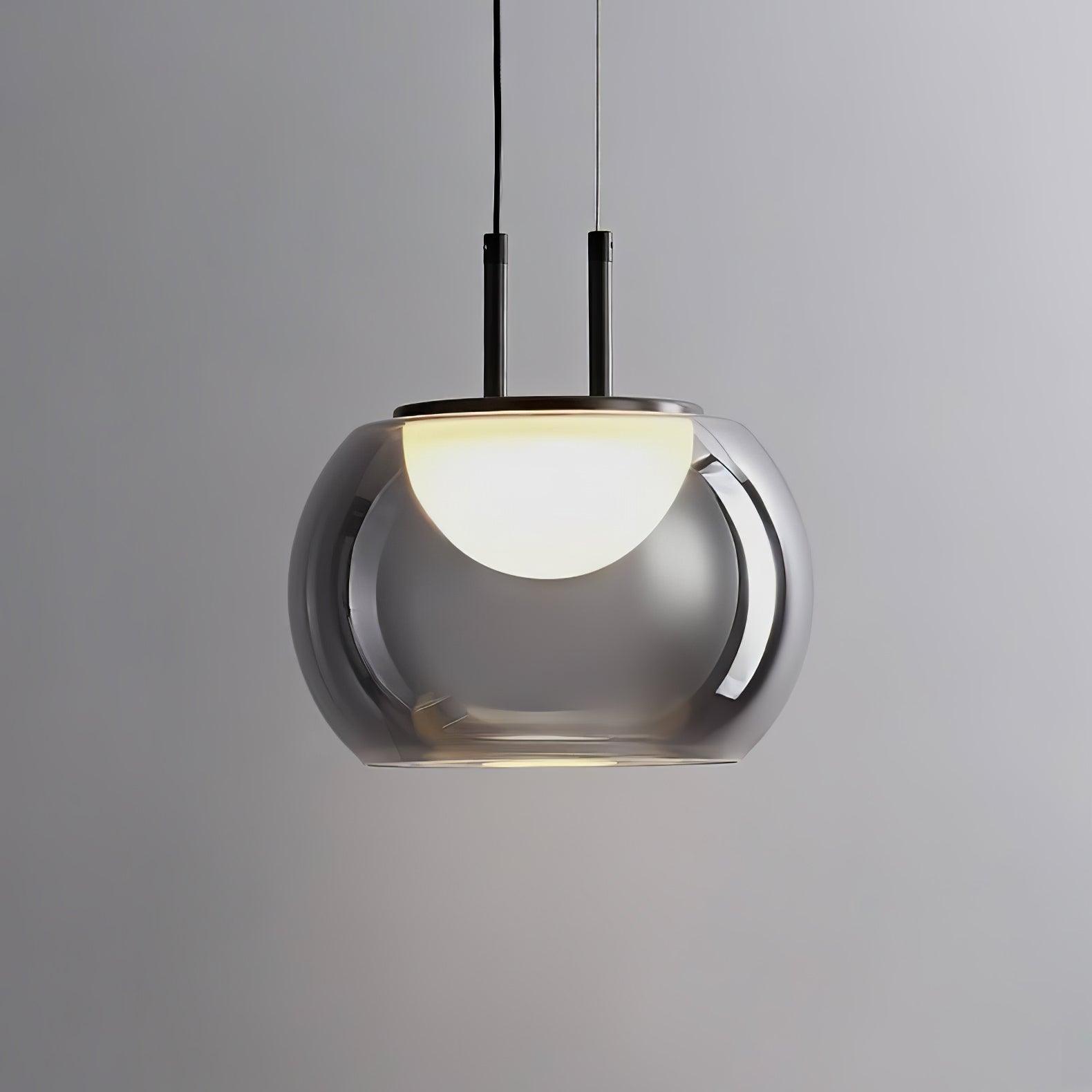 Moderne Halo Pendelleuchte, 3-flammig