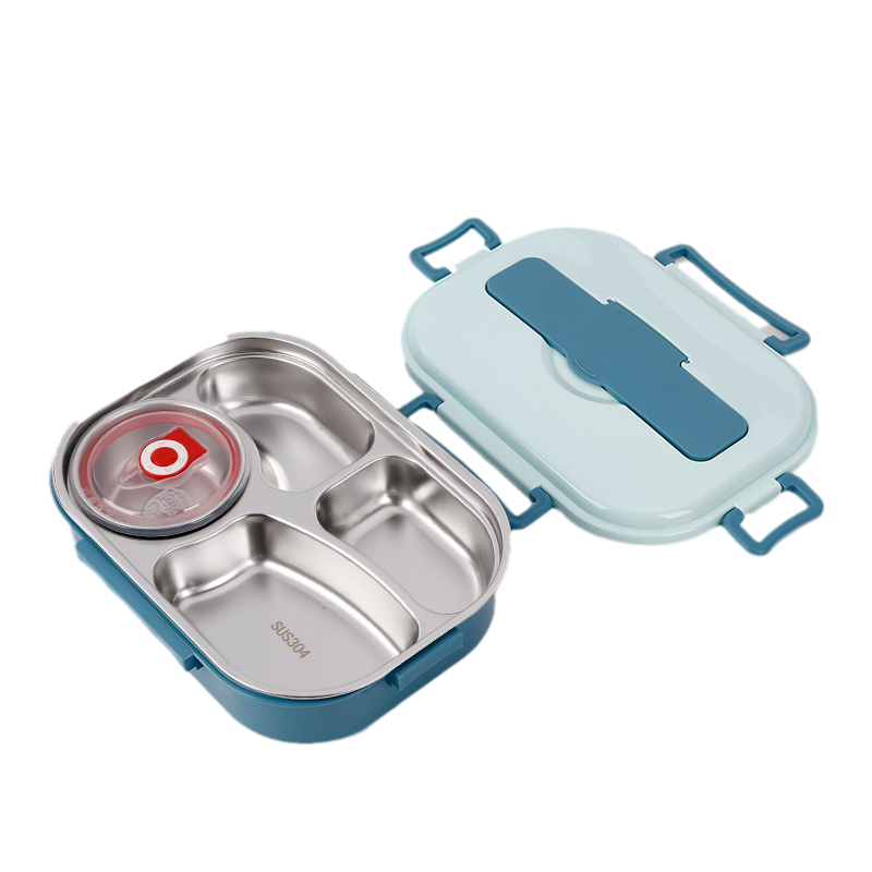 Thermo-Lunchbox aus Edelstahl | Langlebig &amp; Elegant – 3/4 Fächer