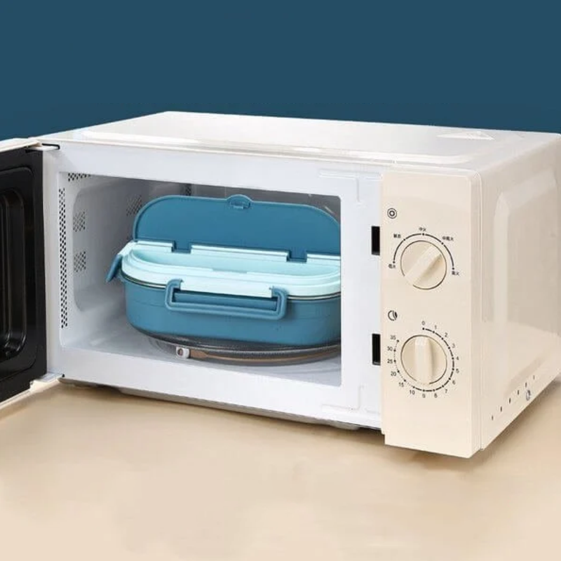 Thermo-Lunchbox aus Edelstahl | Langlebig &amp; Elegant – 3/4 Fächer