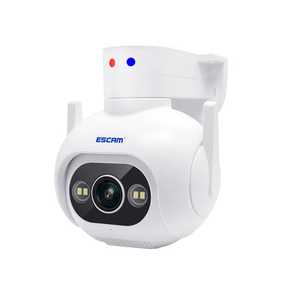 ESCAM PT304 4MP 1440P 10X Zoom IP-Sicherheitskamera mit humanoider Erkennung, WIFI, Nachtsicht und Alarmton (EU-Standard)