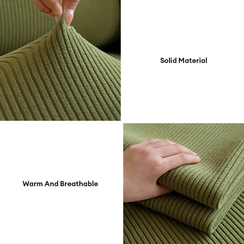 Kratzfester Cord Sofabezug - Elastisch &amp; Modern