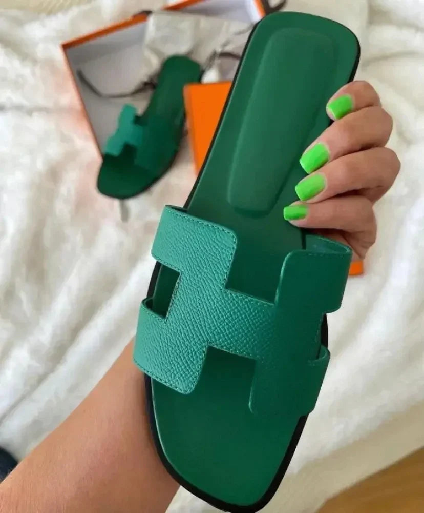 Leder Sandalen - Bequem - Diverse Farben