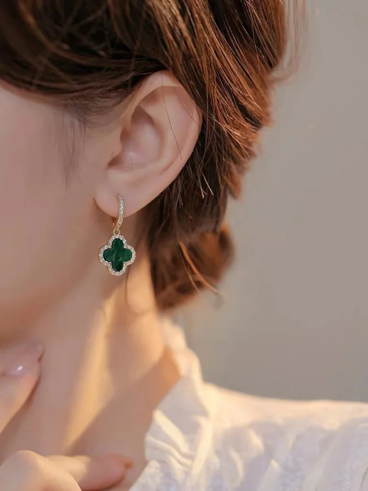 Kleeblatt-Ohrringe – Stil &amp; Glück