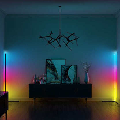 LED Design Ecklampe - Fernbedienung | RGB &amp; Weiß