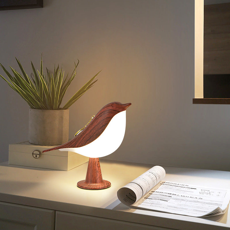 Elegante Vogel Lampe - LED Design mit 3 Leuchtstufen
