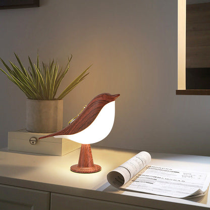 Elegante Vogel Lampe - LED Design mit 3 Leuchtstufen