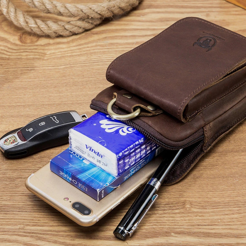 Leder Gürteltasche für 7-Zoll Telefon | Hochwertig &amp; Modisch