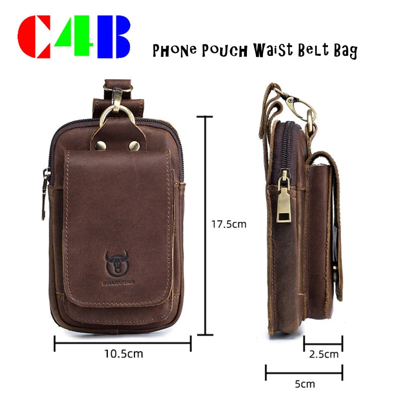 Leder Gürteltasche für 7-Zoll Telefon | Hochwertig &amp; Modisch
