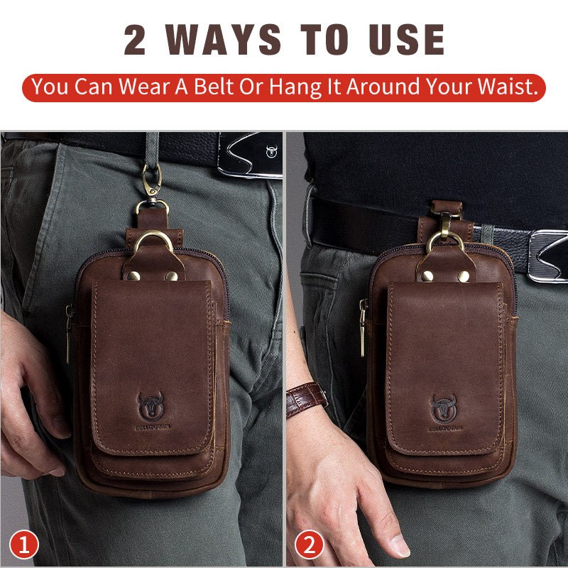 Leder Gürteltasche für 7-Zoll Telefon | Hochwertig &amp; Modisch