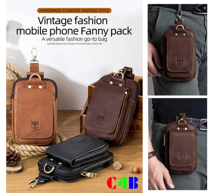 Leder Gürteltasche für 7-Zoll Telefon | Hochwertig &amp; Modisch