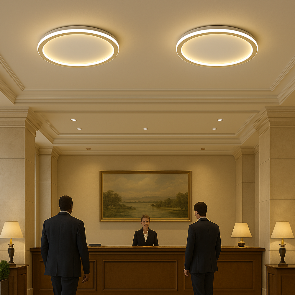 Skandinavische LED-Deckenleuchte – Modern und dimmbar