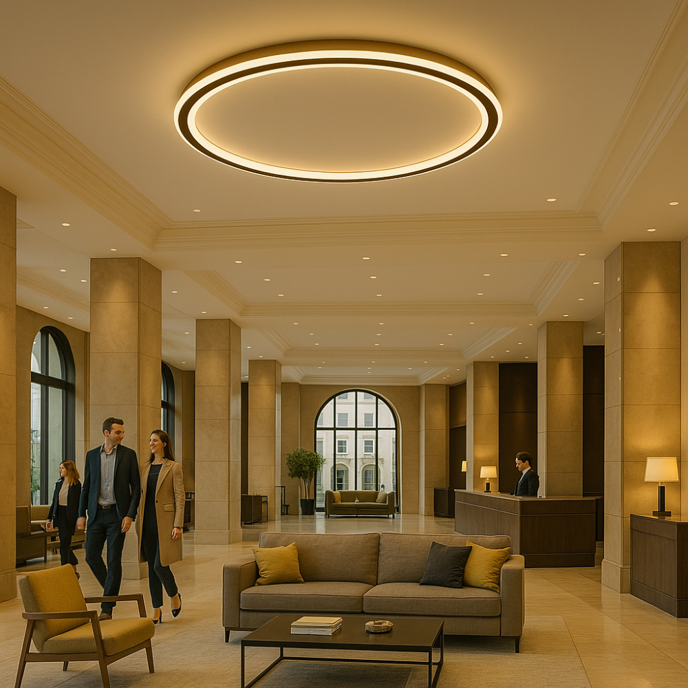 Skandinavische LED-Deckenleuchte – Modern und dimmbar