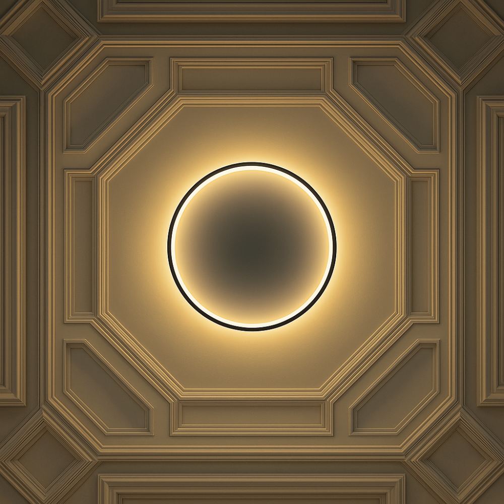 Skandinavische LED-Deckenleuchte – Modern und dimmbar