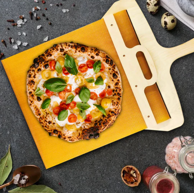 Hochwertiger Pizzaschieber aus Birkenholz - Italienisches Design