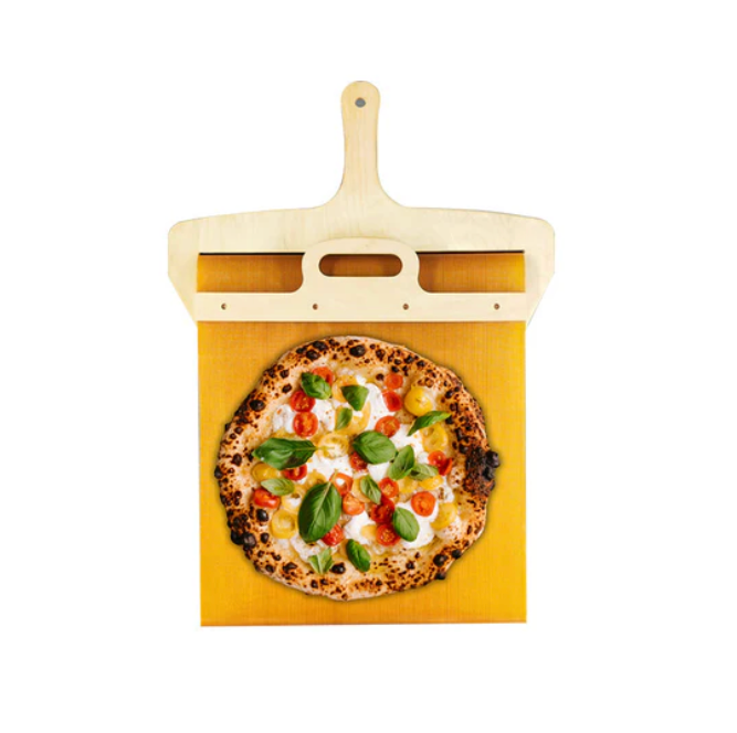 Hochwertiger Pizzaschieber aus Birkenholz - Italienisches Design